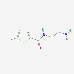 molecular formula C8H12N2OS B3076060 N-(2-氨基乙基)-5-甲硫吩-2-甲酰胺 CAS No. 103879-56-7