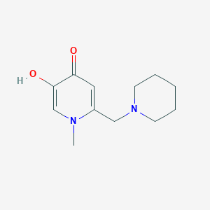 5-Hydroxy-1-methyl-2-(piperidin-1-ylmethyl)pyridin-4(1H)-one