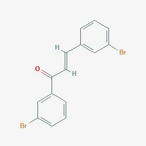 molecular formula C15H10Br2O B3076104 1,3-双(3-溴苯基)丙-2-烯-1-酮 CAS No. 103953-98-6
