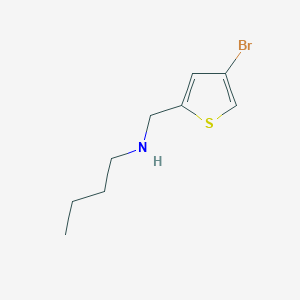 molecular formula C9H14BrNS B3076121 [(4-Bromothiophen-2-yl)methyl](butyl)amine CAS No. 1039820-93-3