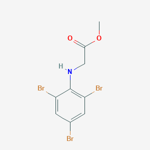 molecular formula C9H8Br3NO2 B3076149 Methyl [(2,4,6-tribromophenyl)amino]acetate CAS No. 1039879-76-9