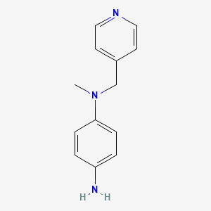 molecular formula C13H15N3 B3076179 1,4-Benzenediamine,N1-methyl-N1-(4-pyridinylmethyl)- CAS No. 1039977-26-8
