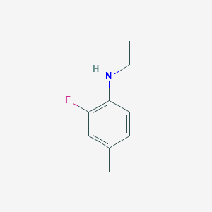 molecular formula C9H12FN B3076192 N-ethyl-2-fluoro-4-methylaniline CAS No. 1040034-80-7