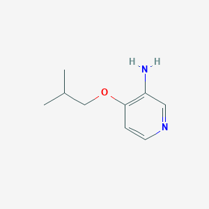 molecular formula C9H14N2O B3076203 4-(2-Methylpropoxy)pyridin-3-amine CAS No. 1040066-32-7