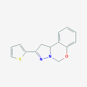 molecular formula C14H12N2OS B307630 2-(2-Thienyl)-1,10b-dihydropyrazolo[1,5-c][1,3]benzoxazine 