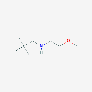 molecular formula C8H19NO B3076730 N-(2-Methoxyethyl)-2,2-dimethyl-1-propanamine CAS No. 1040686-84-7