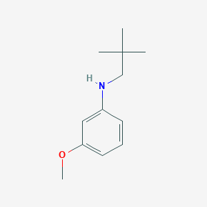molecular formula C12H19NO B3076743 3-甲氧基-N-新戊基苯胺 CAS No. 1040690-79-6