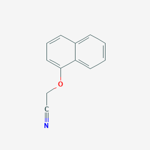 molecular formula C12H9NO B3076795 2-(萘-1-氧基)乙腈 CAS No. 104096-13-1