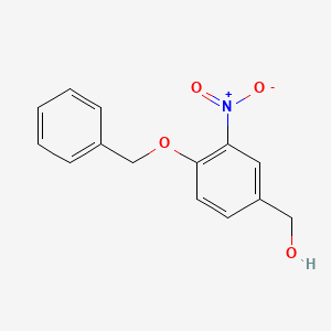 molecular formula C14H13NO4 B3076807 (4-(Benzyloxy)-3-nitrophenyl)methanol CAS No. 104102-92-3