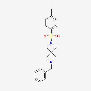 molecular formula C19H22N2O2S B3076811 2-Benzyl-6-tosyl-2,6-diazaspiro[3.3]heptane CAS No. 1041026-64-5
