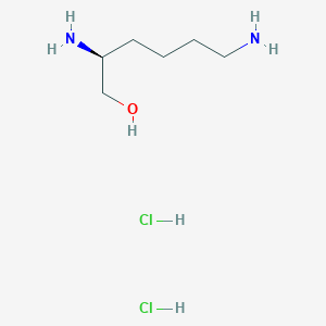 molecular formula C6H18Cl2N2O B3076814 (S)-2,6-二氨基己醇二盐酸盐 CAS No. 1041055-24-6