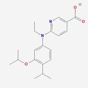 6-(Ethyl(3-isopropoxy-4-isopropylphenyl)amino)nicotinic acid