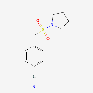 4-[(Pyrrolidine-1-sulfonyl)methyl]benzonitrile