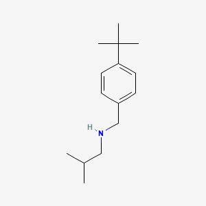 molecular formula C15H25N B3076854 [(4-tert-Butylphenyl)methyl](2-methylpropyl)amine CAS No. 1041601-33-5