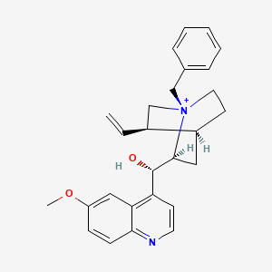 Cinchonanium, 9-hydroxy-6'-methoxy-1-(phenylmethyl)-, (8alpha,9S)-