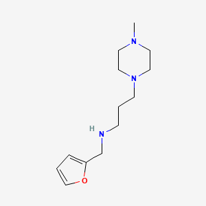 molecular formula C13H23N3O B3076903 N-(furan-2-ylmethyl)-3-(4-methylpiperazin-1-yl)propan-1-amine CAS No. 1042528-17-5