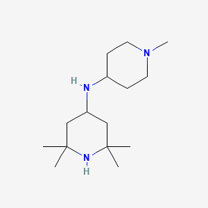 2,2,6,6-tetramethyl-N-(1-methylpiperidin-4-yl)piperidin-4-amine