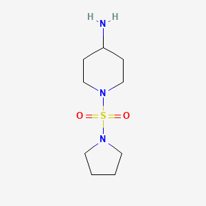 1-(Pyrrolidine-1-sulfonyl)piperidin-4-amine