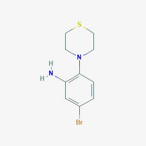 5-Bromo-2-(thiomorpholin-4-yl)aniline