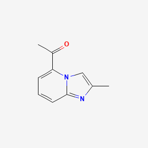molecular formula C10H10N2O B3076985 1-(2-Methylimidazo[1,2-a]pyridin-5-yl)ethanone CAS No. 1042981-21-4