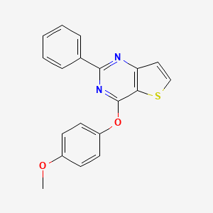 4-(4-Methoxyphenoxy)-2-phenylthieno[3,2-d]pyrimidine