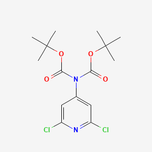 N,N-Bis(tert-butyloxycarbonyl)-2,6-dichloropyridine-4-amine