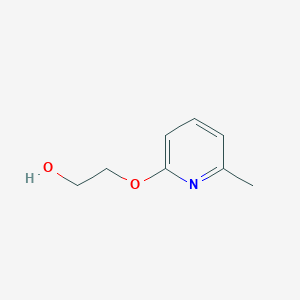 molecular formula C8H11NO2 B3077103 2-(6-Methylpyridin-2-yloxy)ethanol CAS No. 104472-97-1