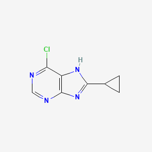 6-Chloro-8-cyclopropyl-9H-purine