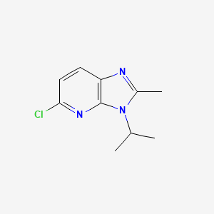 molecular formula C10H12ClN3 B3077216 5-Chloro-3-isopropyl-2-methyl-3H-imidazo[4,5-B]pyridine CAS No. 1044770-70-8