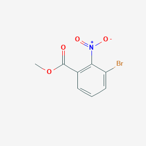 molecular formula C8H6BrNO4 B3077314 Methyl 3-bromo-2-nitrobenzoate CAS No. 104670-71-5