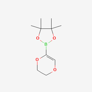 5-(4,4,5,5-Tetramethyl-1,3,2-dioxaborolan-2-YL)-2,3-dihydro-1,4-dioxine