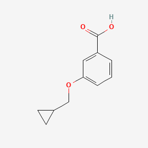 molecular formula C11H12O3 B3077391 3-(cyclopropylmethoxy)benzoic Acid CAS No. 1047680-61-4