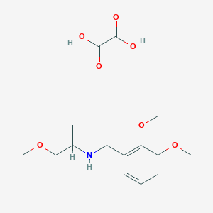 molecular formula C15H23NO7 B3077403 (2,3-Dimethoxy-benzyl)-(2-methoxy-1-methyl-ethyl)-amine oxalate CAS No. 1048031-07-7