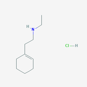 molecular formula C10H20ClN B3077487 [2-(1-Cyclohexen-1-yl)ethyl]ethylamine hydrochloride CAS No. 1048640-67-0