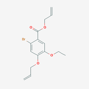 molecular formula C15H17BrO4 B307757 Allyl 4-(allyloxy)-2-bromo-5-ethoxybenzoate 