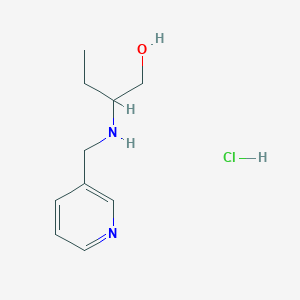 molecular formula C10H17ClN2O B3077596 2-[(3-Pyridinylmethyl)amino]-1-butanol hydrochloride CAS No. 1048673-58-0
