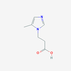 molecular formula C7H10N2O2 B3077612 3-(5-methyl-1H-imidazol-1-yl)propanoic acid CAS No. 1048920-55-3