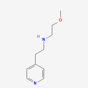 2-methoxy-N-[2-(pyridin-4-yl)ethyl]ethanamine