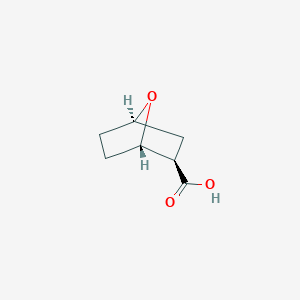 molecular formula C7H10O3 B3077656 (1S,2R,4R)-7-oxabicyclo[2.2.1]heptane-2-carboxylic acid CAS No. 1048963-21-8