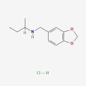 (2H-1,3-Benzodioxol-5-ylmethyl)(butan-2-yl)amine hydrochloride