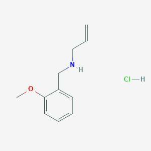 molecular formula C11H16ClNO B3077777 N-(2-Methoxybenzyl)-2-propen-1-amine hydrochloride CAS No. 1049678-37-6