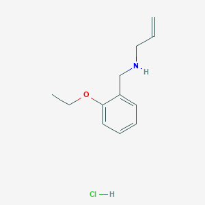 molecular formula C12H18ClNO B3077794 N-(2-乙氧基苄基)-2-丙烯-1-胺盐酸盐 CAS No. 1049678-41-2