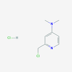 molecular formula C8H12Cl2N2 B3077833 2-氯甲基-4-二甲氨基吡啶盐酸盐 CAS No. 104969-49-5