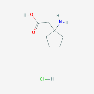 B3077928 2-(1-Aminocyclopentyl)acetic acid hydrochloride CAS No. 1049720-85-5