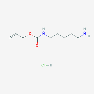 molecular formula C9H19ClN2O2 B3077935 N-Alloc-1,5-pentanediamine hydrochloride CAS No. 1049721-59-6