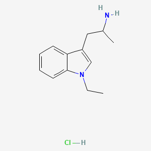molecular formula C13H19ClN2 B3077989 1-(1-乙基-1H-吲哚-3-基)丙烷-2-胺盐酸盐 CAS No. 1049731-99-8