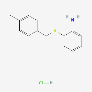 {2-[(4-Methylbenzyl)thio]phenyl}amine hydrochloride