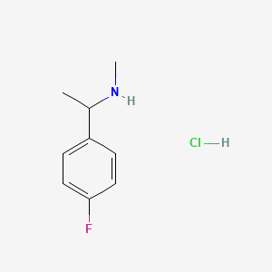 [1-(4-Fluorophenyl)ethyl]methylamine hydrochloride