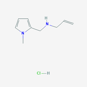 molecular formula C9H15ClN2 B3078229 [(1-Methyl-1H-pyrrol-2-yl)methyl](prop-2-en-1-yl)amine hydrochloride CAS No. 1050075-95-0