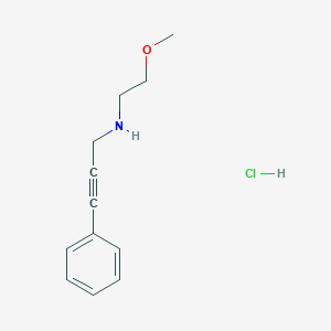 N-(2-Methoxyethyl)-3-phenyl-2-propyn-1-amine hydrochloride